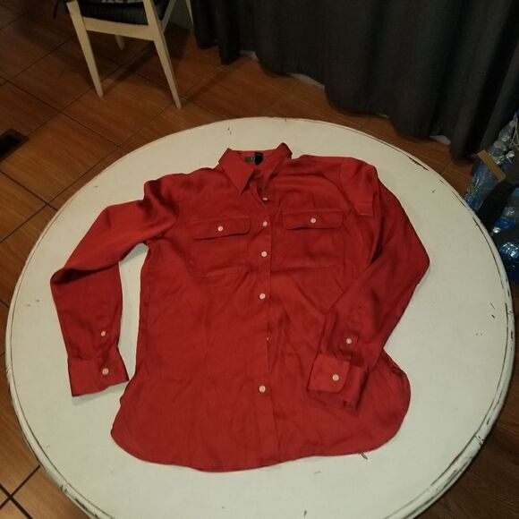 Vintage Ralph Lauren w/Pockets XS/P Button Up women's Shirt GC - Picture 7 of 16